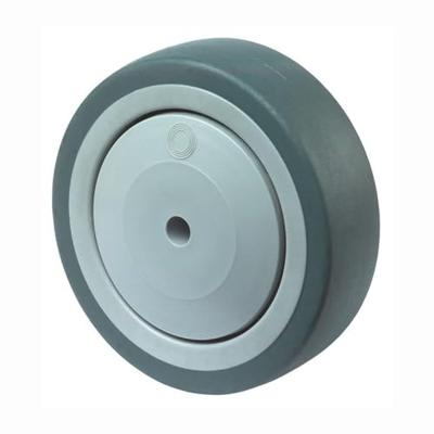 BS Rollen Reserve-wiel | wiel-d. 100 mm draagvermogen 100 kg | rubber grijs | as-d. 8 mm naaflengte 36,5 mm | 1 stuk - A85.101 A85.101