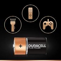 Duracell Plus Mono alkaline batterijen LR20, Maat C 4 Stuk zwart, oranje - thumbnail