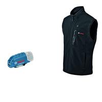 Bosch Blauw GHV 12 + 18V XA | Verwarmde bodywarmer M | Zonder accu & lader 06188000EB - thumbnail