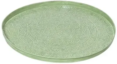 Decoratieschaal Metaal Ø60cm Groen