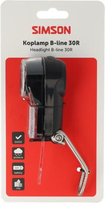 Simson koplamp aurora b-line 30r batterij
