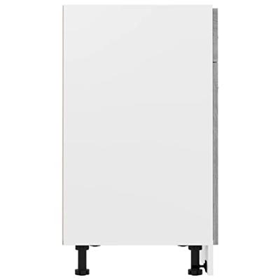 Onderkast met lade Lyon 80x46x81,5 cm bewerkt hout grijs sonoma Onderkast met lade Lyon 80x46x81,5 cm bewerkt hout grijs sonoma