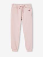 Molton joggingbroek voor meisjes roze - thumbnail