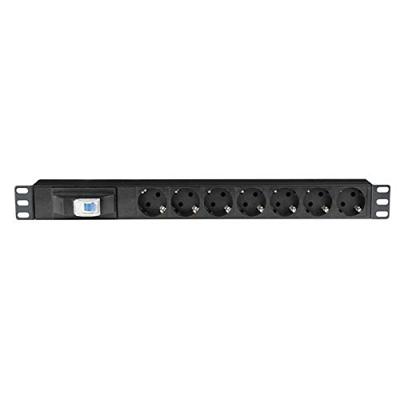 Showgear Showgear 19" 1U Socketstrip 7