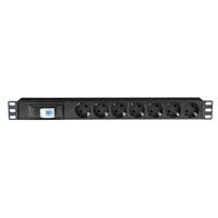 Showgear Showgear 19" 1U Socketstrip 7 - thumbnail
