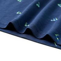 Kindershirt 140 donkerblauw - thumbnail