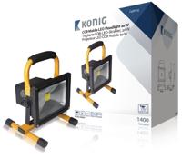 Mobiele LED Floodlight 20 W 1400 lm Zwart / Geel - thumbnail