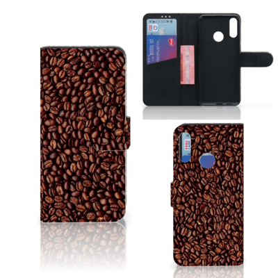 Motorola Moto E6 Plus Book Cover Koffiebonen