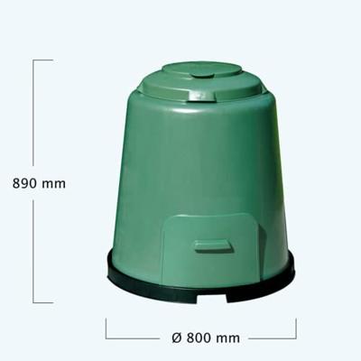 Compostvat 280 liter-beluchting Meuwissen Agro - Meuwissen agro