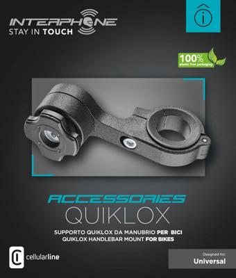 INTERPHONE handyhalter "quiklox" caseholder q-lox for bicycle handleb