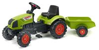 Falk Claas traptractor met aanhanger - thumbnail