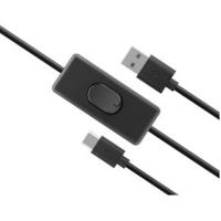 Akasa AK-CBUB57-15BK USB-kabel 1,5 m USB 2.0 USB A USB C Zwart - thumbnail