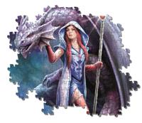 Clementoni legpuzzel anne stokes dragon mage, 1000st. - thumbnail