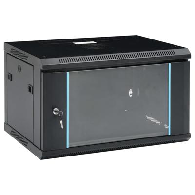VidaXL Netwerkkast voor aan de muur 6u 19" ip20 600x450x350 mm
