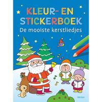 Deltas Kleur- en stickerboek kerstliedjes - thumbnail