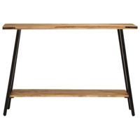 Wandtafel 110x30x75 cm massief mangohout - thumbnail