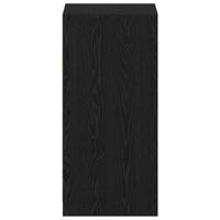 Kledingkast met plank Zwart eiken 41 x 48 x 102 cm Bewerkt hout - thumbnail