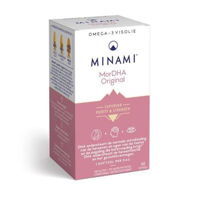 Minami Nutrition MorDHA 80% Omega-3 High DHA Formule 480mg 60Capsules Minami Nutrition MorDHA 80% Omega-3 High DHA Formule 480mg 60Capsules