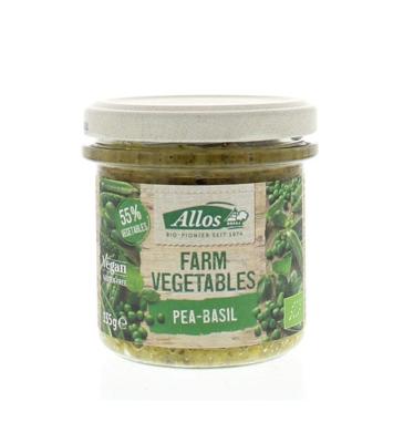 Allos Groentepread Doperwt Basilicum Allos Groentepread Doperwt Basilicum