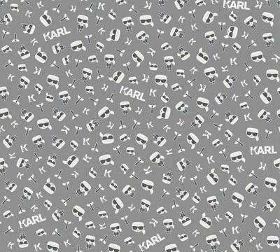 AS Creation Karl Lagerfeld Grijs behang | 378432