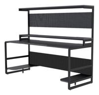 Artistiq Bureau 'Larssen' 180cm, kleur zwart - thumbnail