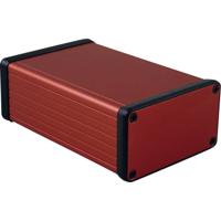 Hammond Electronics 1455K1201RD Profielbehuizing 120 x 78 x 43 Aluminium Rood 1 stuk(s) - thumbnail