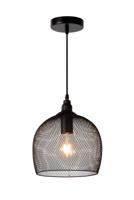 Lucide MESH - Hanglamp - Ø 22 cm - 1xE27 - Zwart - thumbnail