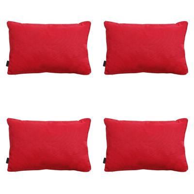 Sierkussen met bies Panama rood 60 cm x 40 cm (4 stuks) Madison - Madison Sierkussen met bies Panama rood 60 cm x 40 cm (4 stuks) Madison - Madison