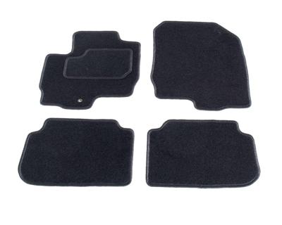 Automatten op maat - zwart stof - Mitsubishi Colt 2005-2009 3-deurs