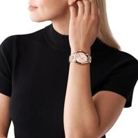 Michael Kors Dames Bradshaw mini Rosegoudkleurig chronograaf horloge MK5799 - thumbnail