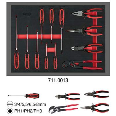 KS Tools 711.0013 Gereedschapsset 12 onderdelen
