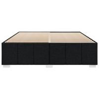 Bedframe zonder matras stof zwart 180x200 cm - thumbnail