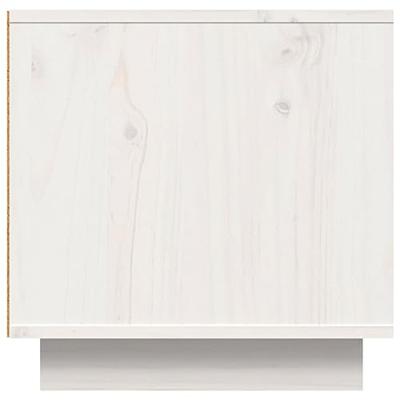 Tv-meubel 140x40x40 cm massief grenenhout wit
