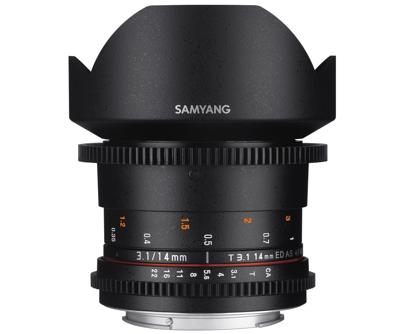 Samyang 14mm T3.1 II VDSLR Canon