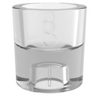 Bolsius kandelaar glas 2 in 1 rond - thumbnail