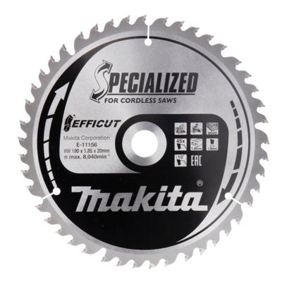 Makita Zaagblad | Fineer | 190x20x1,85 | 45T | 10 Graden - E-11184
