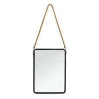 Spiegel Jonas - zwart - 40x25x3 cm - thumbnail