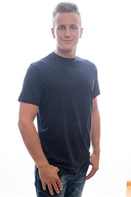 Slater Basic T-Shirt O neck Navy Blue Two Pack (art 2510)