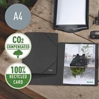 Leitz Recycle elastomap zonder kleppen, uit karton, ft A4, zwart - thumbnail