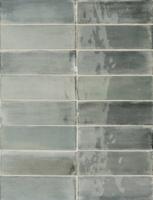 Wandtegel blauw Sartoria Tbrick 16x5cm petroleum glans gerectificeerd - thumbnail