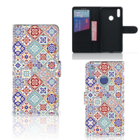 Huawei Y7 (2019) Bookcase Tiles Color - thumbnail