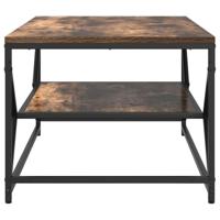 Salontafel Gerookt eiken 90 x 50 x 40 cm - thumbnail