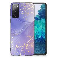 Case voor Samsung Galaxy S20 Watercolor Paars - thumbnail