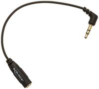 Delock 65675 Audiokabel Stereo jack 3,5 mm 3-pins male haaks > Stereo jack 2,5 mm 3-pins female - thumbnail