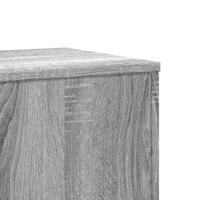 Plantenstandaards 2 st 33x33x100 cm bewerkt hout grijs sonoma - thumbnail