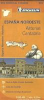 Michelin Wegenkaart 572 Spanje Noordwest - Asturias, Cantabria (Paperback) - thumbnail