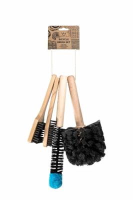 Peaty's bicycle brush set