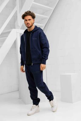 Cou7ure Essentials Basic Zipper Trainingspak Heren Donkerblauw - Maat XS - Kleur: Donkerblauw | Soccerfanshop