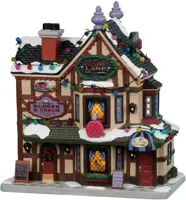 Lemax penny lane shoppes verlicht kersthuisje Caddington Village 2022 - thumbnail