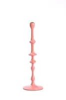 Light & Living kandelaar aluminium vicari 14x43cm roze - thumbnail